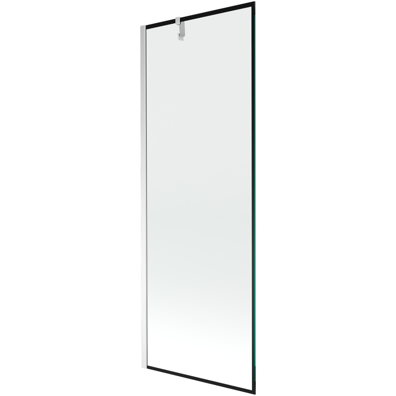 Mexen Next 1-panel bath screen 70 x 150 cm, black frame, chrome - 895-070-000-00-70-01