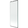 Mexen Next one-panel bath screen 70 x 150 cm, black frame, white - 895-070-000-00-70-20