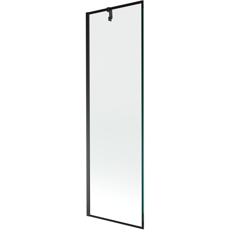 Mexen Next 1-leaf bath screen 60 x 150 cm, black frame, black - 895-060-000-00-70-70