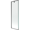 Mexen Next 1-leaf bath screen 60 x 150 cm, black frame, black - 895-060-000-00-70-70