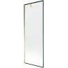 Mexen Next 1-panel shower screen 70 x 150 cm, black frame, gold - 895-070-000-00-70-50