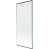 Mexen Next 1-wing bathtub screen 80 x 150 cm, Black pattern, Chrome - 895-080-000-00-70-01