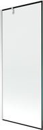 Mexen Next 1-panel shower screen 80 x 150 cm, black frame, chrome - 895-080-000-00-70-01