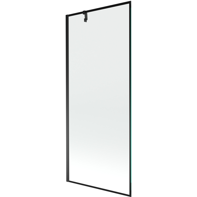 Mexen Next 1-wing Bath Screen 80 x 150 cm, Black Frame, Black - 895-080-000-00-70-70