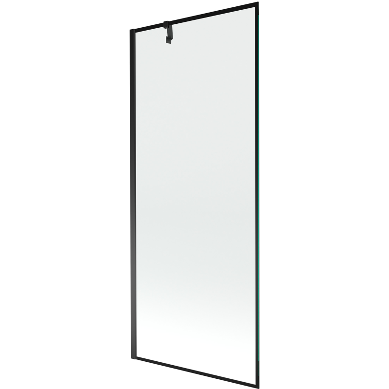 Mexen Next 1-wing bathtub screen 80 x 150 cm, Black pattern, Black - 895-080-000-00-70-70