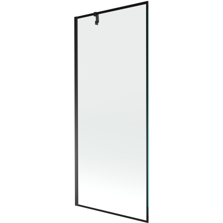Mexen Next 1-wing Bath Screen 80 x 150 cm, Black Frame, Black - 895-080-000-00-70-70