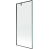 Mexen Next 1-wing bathtub screen 80 x 150 cm, Black pattern, Black - 895-080-000-00-70-70