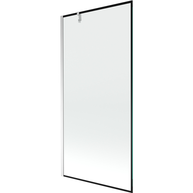 Mexen Next 1-wing bathtub screen 90 x 150 cm, Black pattern, Chrome - 895-090-000-00-70-01