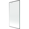 Mexen Next 1-wing shower screen 90 x 150 cm, black frame, chrome - 895-090-000-00-70-01