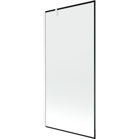 Mexen Next 1-wing bathtub screen 90 x 150 cm, Black pattern, White - 895-090-000-00-70-20