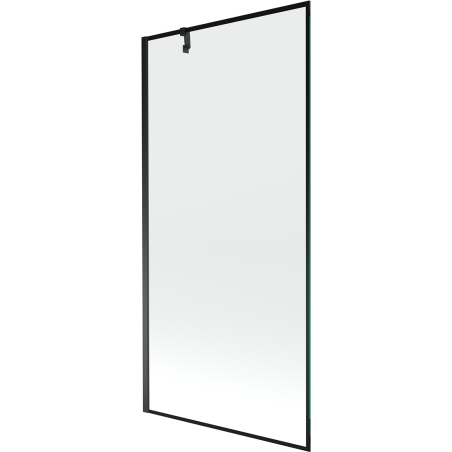 Mexen Next single-leaf bath screen 90 x 150 cm, black frame, black - 895-090-000-00-70-70
