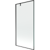Mexen Next 1-wing bathtub screen 90 x 150 cm, Black pattern, Black - 895-090-000-00-70-70