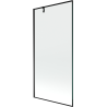 Mexen Next single-leaf bath screen 90 x 150 cm, black frame, black - 895-090-000-00-70-70