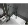 Mexen Next 1-panel shower screen 90 x 150 cm, black frame, black - 895-090-000-00-70-70