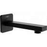Mexen Cube wall-mounted bath spout, black - 79370-70