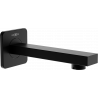 Mexen Cube wall-mounted bathtub spout, black - 79370-70