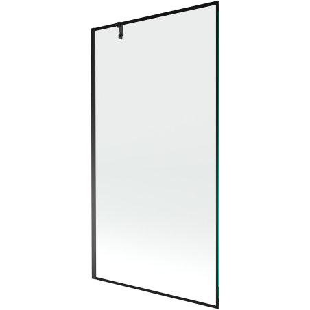 Mexen Next 1-wing bath screen 100 x 150 cm, black frame, black - 895-100-000-00-70-70