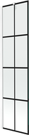 Mexen Next 1-wing bathtub screen 50 x 150 cm, Black pattern, White - 895-050-000-00-77-20