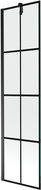 Mexen Next 1-wing bathtub screen 50 x 150 cm, Black pattern, Black - 895-050-000-00-77-70