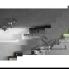 Mexen Next 1-wing bathtub screen 60 x 150 cm, Black pattern, Chrome - 895-060-000-00-77-01