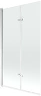 Mexen Castor 2-wing bathtub screen 100 x 150 cm, transparent, Chrome - 892-100-002-01-00