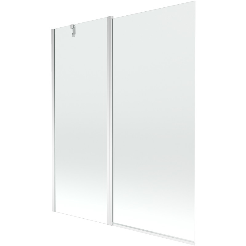 Mexen Flip two-panel bathtub screen 140 x 150 cm, transparent, chrome - 894-140-101-01-00