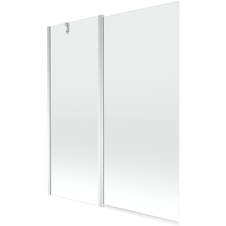 Mexen Flip 2-panel bathtub screen 140 x 150 cm, transparent, chrome - 894-140-101-01-00