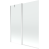 Mexen Flip two-panel bathtub screen 140 x 150 cm, transparent, chrome - 894-140-101-01-00