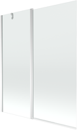 Mexen Flip two-panel bathtub screen 140 x 150 cm, transparent, chrome - 894-140-101-01-00