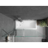 Mexen Flip two-panel bathtub screen 140 x 150 cm, transparent, chrome - 894-140-101-01-00