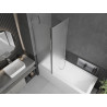 Mexen Flip 2-panel bathtub screen 120 x 150 cm, frost, chrome - 894-120-101-01-30