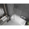 Mexen Flip 2-wing bathtub screen 120 x 150 cm, frost, chrome - 894-120-101-01-30