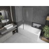 Mexen Flip 2-wing bathtub screen 120 x 150 cm, frost, chrome - 894-120-101-01-30