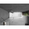 Mexen Flip 2-wing bathtub screen 120 x 150 cm, frost, chrome - 894-120-101-01-30