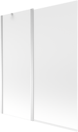 Mexen Flip 2-panel bath screen 140 x 150 cm, frost, chrome - 894-140-101-01-30