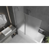 Mexen Flip 2-panel bathtub screen 140 x 150 cm, frost, chrome - 894-140-101-01-30