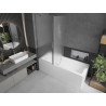 Mexen Flip 2-panel bathtub screen 140 x 150 cm, frost, chrome - 894-140-101-01-30