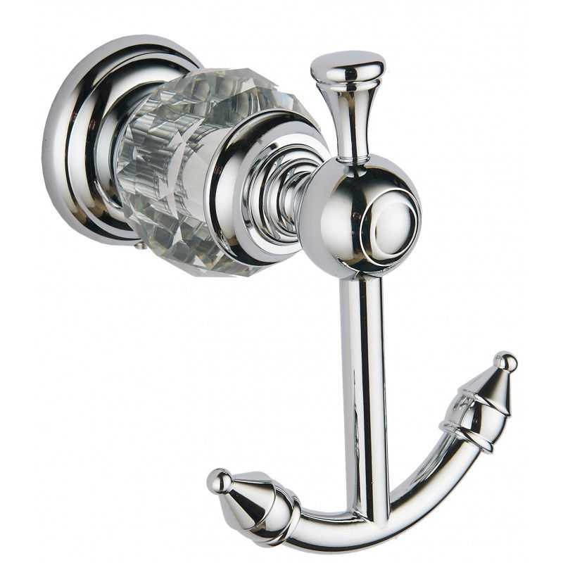 Mexen Estela double towel hook, Chrome - 7011535-00