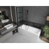 Mexen Castor 2-wing bathtub screen 120 x 150 cm, Black pattern, Black - 892-120-002-70-77