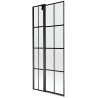 Mexen Flip 1-wing bathtub screen 80 x 150 cm, Black pattern, Black - 894-080-101-70-77
