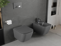 Mexen Madox wall-mounted bidet, dark gray matte - 35155161