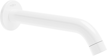 Mexen Kai wall-mounted bathtub spout, white - 79371-20