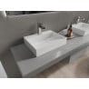 Mexen Ava conglomerate countertop washbasin 1-Hole 50 x 38 cm, white - 23015001