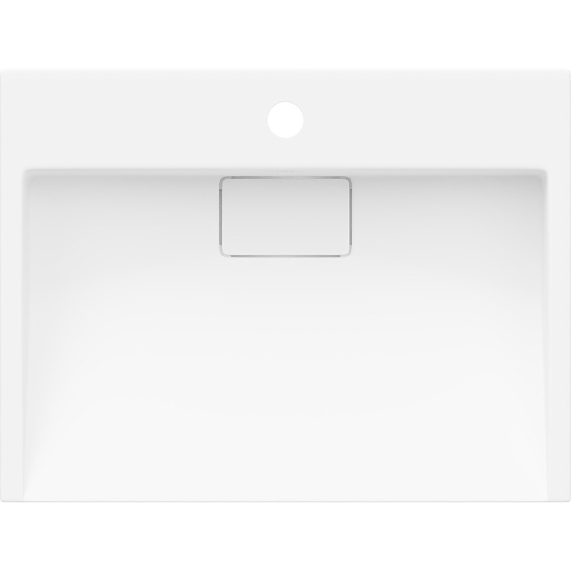 Mexen Ava countertop sink made of conglomerate 1/O 50 x 38 cm, white - 23015001