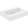 Mexen Ava countertop basin made of conglomerate 1/O 50 x 38 cm, white - 23015001