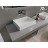 Mexen Ava conglomerate countertop washbasin W/O 50 x 38 cm, white - 23015000