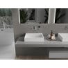 Mexen Ava conglomerate countertop washbasin W/O 50 x 38 cm, white - 23015000