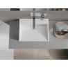 Mexen Ava countertop basin made of conglomerate B/O 50 x 38 cm, white - 23015000