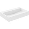 Mexen Ava countertop washbasin made of conglomerate 1/O 60 x 38 cm, white - 23016001
