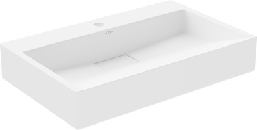 Mexen Ava conglomerate countertop washbasin 1-Hole 60 x 38 cm, white - 23016001